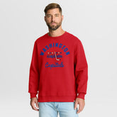 Washington Capitals Fanatics Vintage Stickler Sweatshirt - Red - NHL