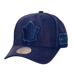 Toronto Maple Leafs Mitchell & Ness Downtown Snow Wash Pro-Crown Adjustable Hat - Navy - NHL