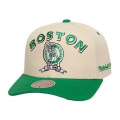 Boston Celtics 17x NBA Champions Soul Legacy Defined Pro Crown Snapback Hat Cream/Kelly Green - NBA