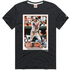Gunnar Henderson Baltimore Orioles Homage 2023 Topps Baseball Card Player T-Shirt - MLB