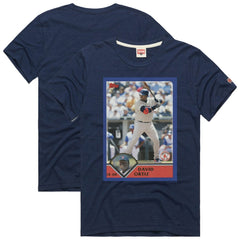 David Ortiz Boston Red Sox Homage 2003 Topps Baseball Card Player T-Shirt - MLB