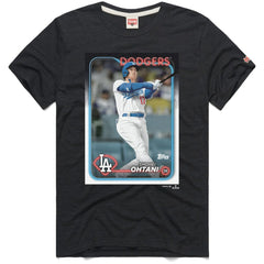Shohei Ohtani Los Angeles Dodgers Homage 2024 Topps Baseball Card Player T-Shirt - MLB