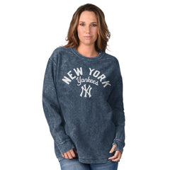 New York Yankees G-III 4Her by Carl Banks Women's Comfy Cord Pullover Sweatshirt - MLB