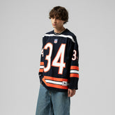 Walter Payton Chicago Bears Maxxed Out Fashion Hockey Jersey Navy | Mitchell & Ness