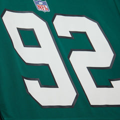 Reggie White Philadelphia Eagles Maxxed Out Fashion Hockey Jersey Kelly Green | Mitchell & Ness