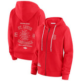 St. Louis Cardinals WEAR by Erin Andrews Women's Vintage Full-Zip Raglan Hoodie - MLB