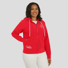 St. Louis Cardinals WEAR by Erin Andrews Women's Vintage Full-Zip Raglan Hoodie - MLB