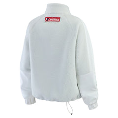 St. Louis Cardinals WEAR by Erin Andrews Women's Polar Fleece Quarter-Zip Jacket - MLB