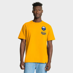 Buffalo Sabres Fanatics Crash The Net Legacy T-Shirt - Gold - NHL