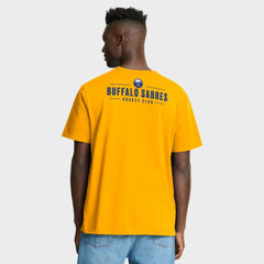 Buffalo Sabres Fanatics Crash The Net Legacy T-Shirt - Gold - NHL