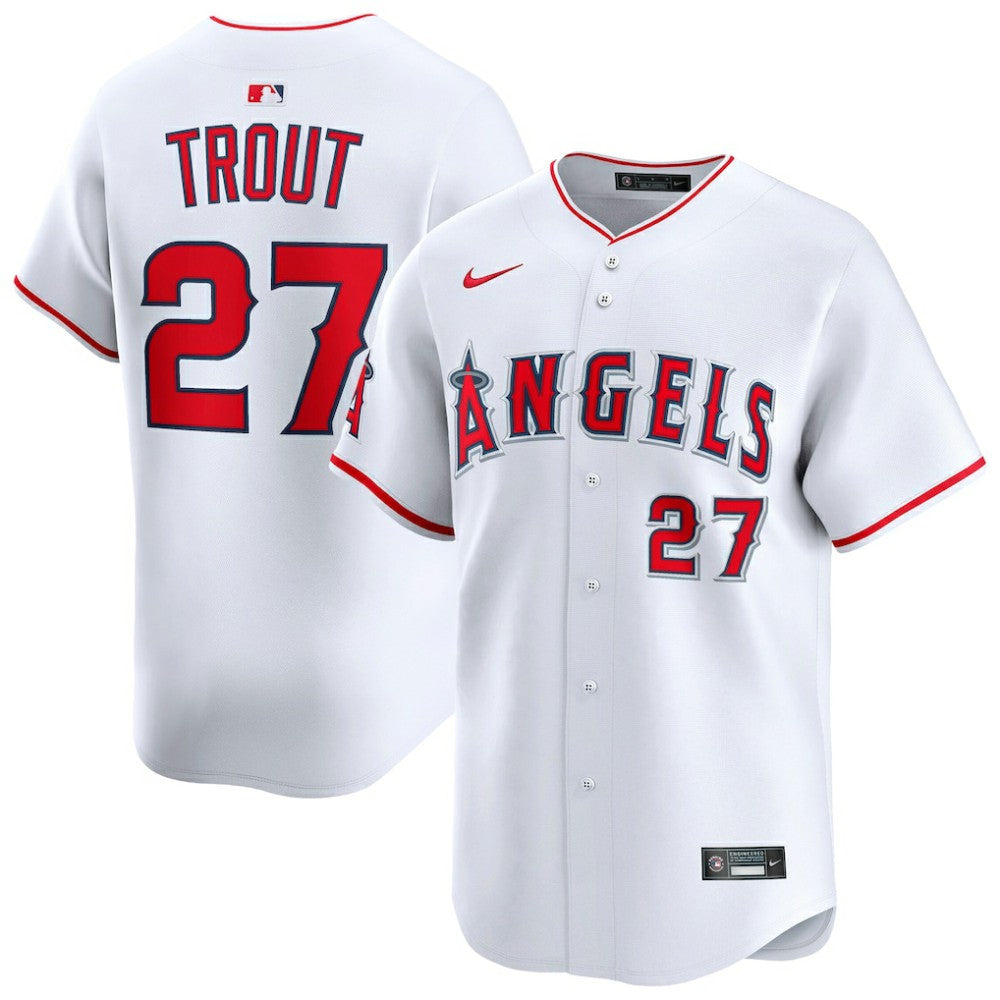 Mike Trout Los Angeles Angels Nike Home Limited Player Jersey - MLB