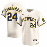 William Contreras Milwaukee Brewers Nike Home Limited Player Jersey - MLB