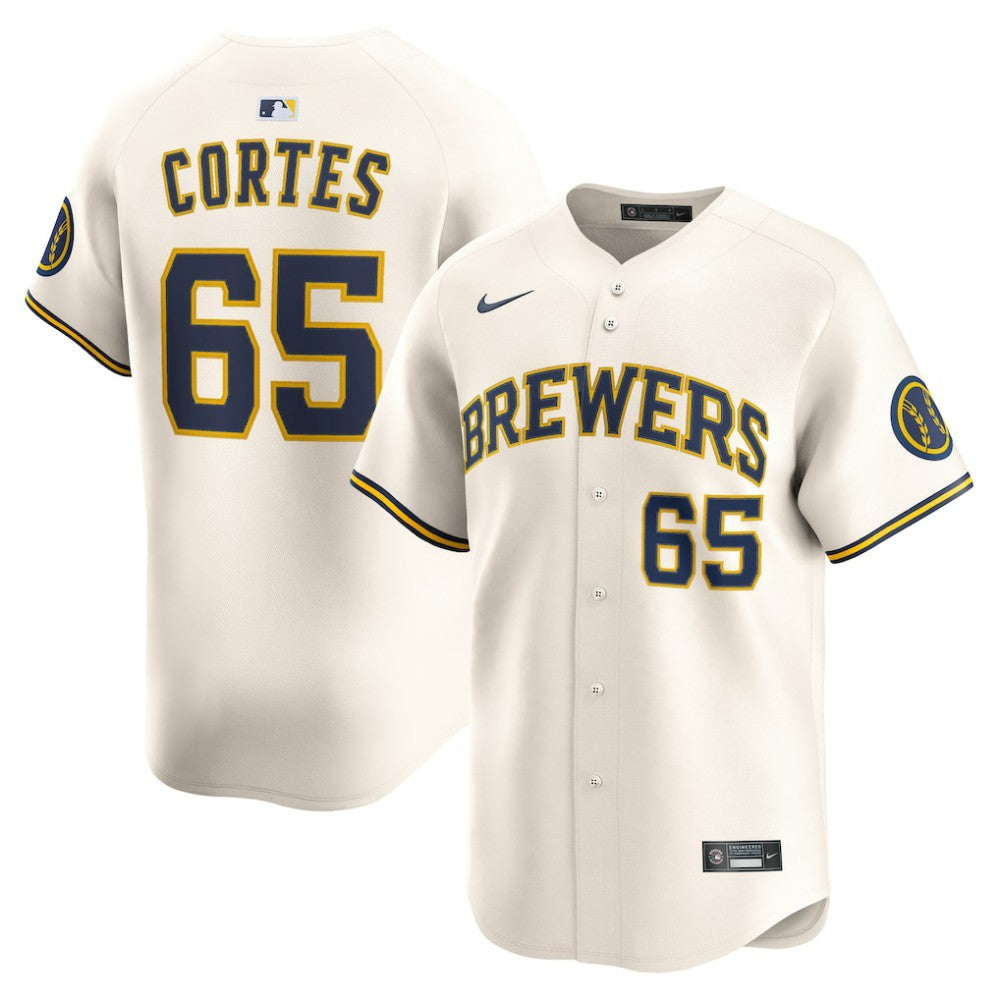 Nestor Cortes Milwaukee Brewers Nike Home Limited Player Jersey - MLB