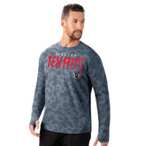 Houston Texans MSX by Michael Strahan Performance Camo Long Sleeve T-Shirt Navy | NFL