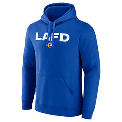 Los Angeles Rams LAFD Pullover Hoodie Royal | Fanatics
