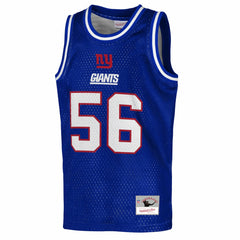 Lawrence Taylor New York Giants Youth Retired Player NFL Basketball Fashion Jersey Royal | Mitchell & Ness