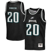 Brian Dawkins Philadelphia Eagles Youth Retired Player NFL Basketball Fashion Jersey Black | Mitchell & Ness