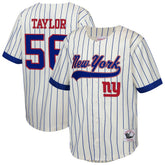 Lawrence Taylor New York Giants Youth Retired Player Name & Number Baseball Jersey Cream | Mitchell & Ness