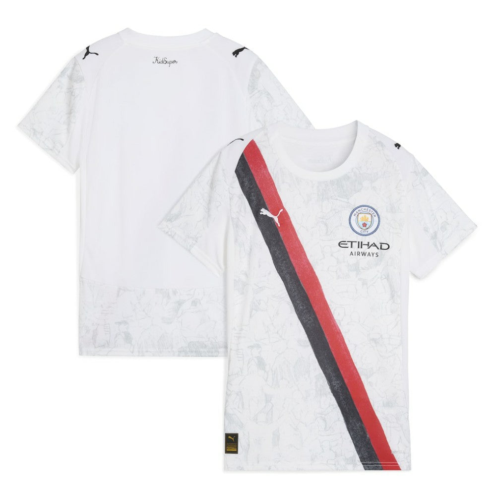 Manchester City x KidSuper Women's 2025 FIFA Club World Cup Replica Jersey White | Puma cheap