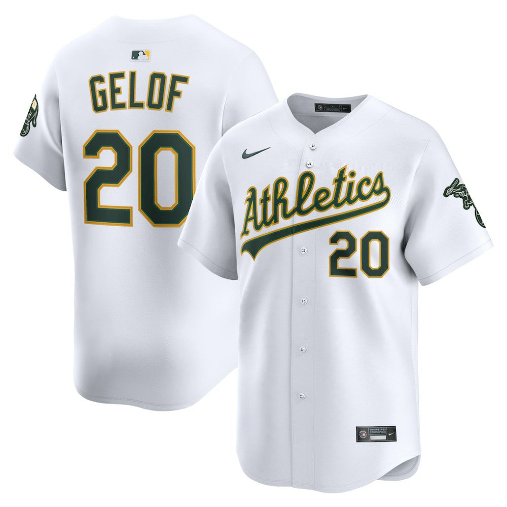Zack Gelof Athletics Nike Home Limited Player Jersey - MLB