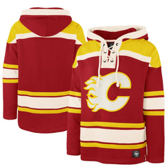 Calgary Flames '47 Superior Lacer Hoodie - Red - NHL