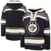 Winnipeg Jets '47 Superior Lacer Hoodie - Navy - NHL