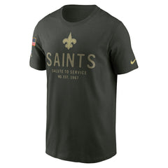 New Orleans Saints 2025 Salute to Service Sideline Primary Edge Dri-FIT T-Shirt Forest Green | Nike for Sale