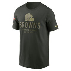 Cleveland Browns 2025 Salute to Service Sideline Primary Edge Dri-FIT T-Shirt Forest Green | Nike for Sale