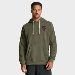 Arizona Cardinals 2025 Salute to Service Sideline Standard Issue Dri-FIT Hoodie Olive | Nike for Sale
