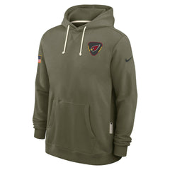 Arizona Cardinals 2025 Salute to Service Sideline Standard Issue Dri-FIT Hoodie Olive | Nike for Sale