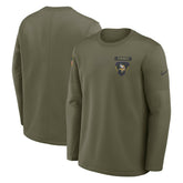 Minnesota Vikings 2025 Salute to Service Sideline Coaches Therma-FIT Long Sleeve Shirt Olive | Nike for Sale