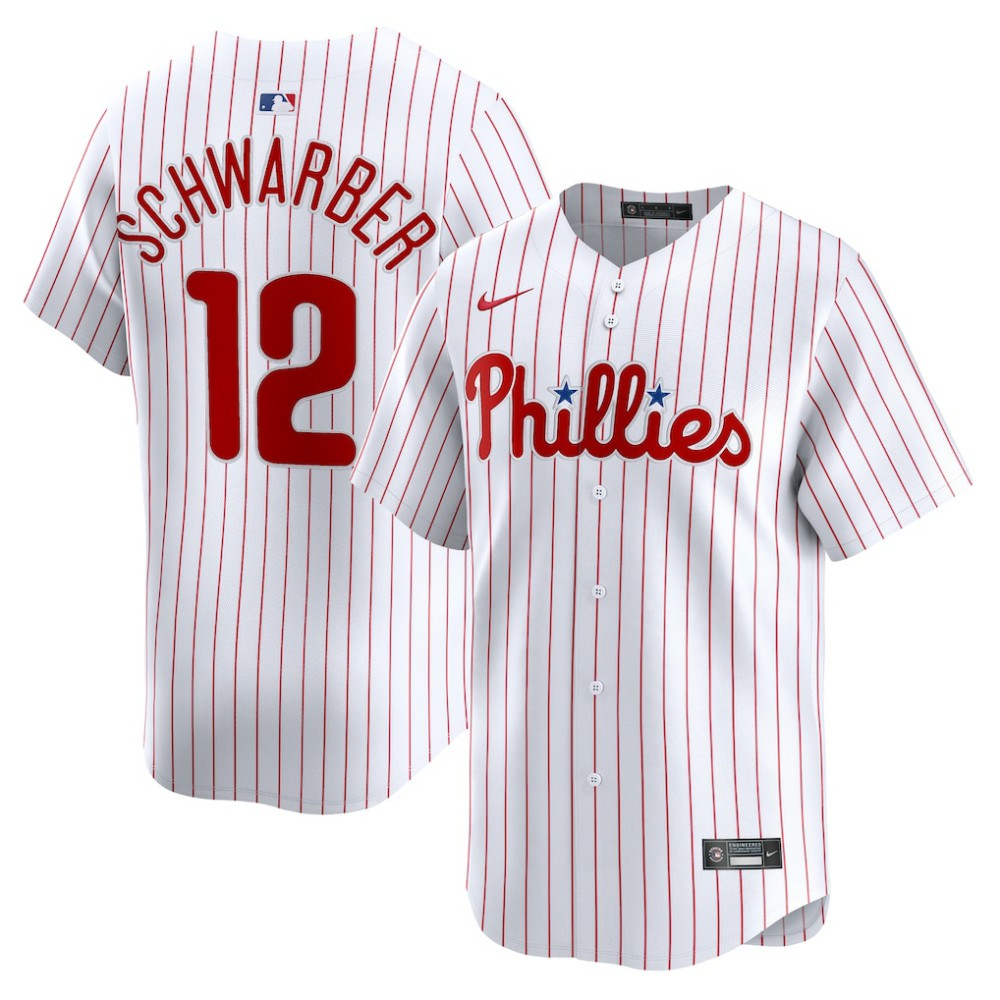 Kyle Schwarber Philadelphia Phillies Nike Home Limited Player Jersey - MLB