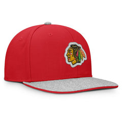 Chicago Blackhawks Fanatics Fundamentals Loden Snapback Hat - Red - NHL