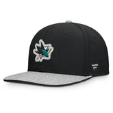 San Jose Sharks Fanatics Fundamentals Loden Snapback Hat - Black - NHL