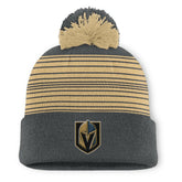 Vegas Golden Knights Fanatics Fundamental Spirit Cuffed Pom Knit Hat - Gray - NHL