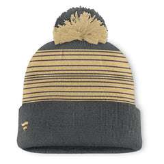 Vegas Golden Knights Fanatics Fundamental Spirit Cuffed Pom Knit Hat - Gray - NHL