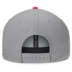 New Jersey Devils Fanatics Fundamentals Duo Split Logo Snapback Hat - Gray - NHL