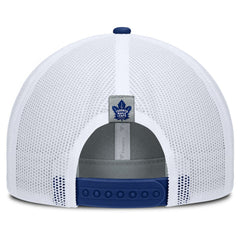 Toronto Maple Leafs Fanatics Fundamental Adapt Trucker Adjustable Hat - Gray/Blue - NHL