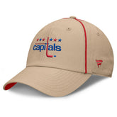 Washington Capitals Fanatics Heritage Setoff Adjustable Hat - Tan - NHL