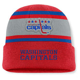 Washington Capitals Fanatics Heritage Varsity Cuffed Knit Hat - Red - NHL