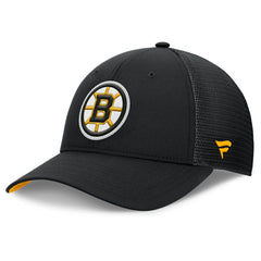 Boston Bruins Fanatics Authentic Pro Home Ice Trucker Adjustable Hat - Black - NHL