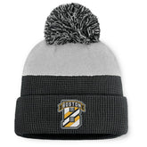 Boston Bruins Fanatics Authentic Pro Home Ice Cuffed Knit Hat with Pom - Black/Gray - NHL