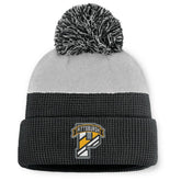 Pittsburgh Penguins Fanatics Authentic Pro Home Ice Cuffed Knit Hat with Pom - Black/Gray - NHL