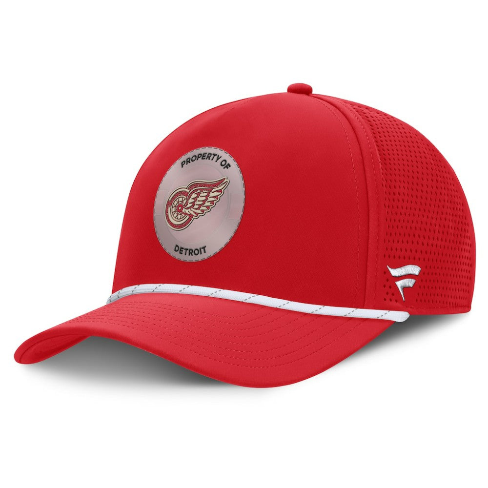 Detroit Red Wings Fanatics Centennial Pinched Front Adjustable Hat - Red - NHL