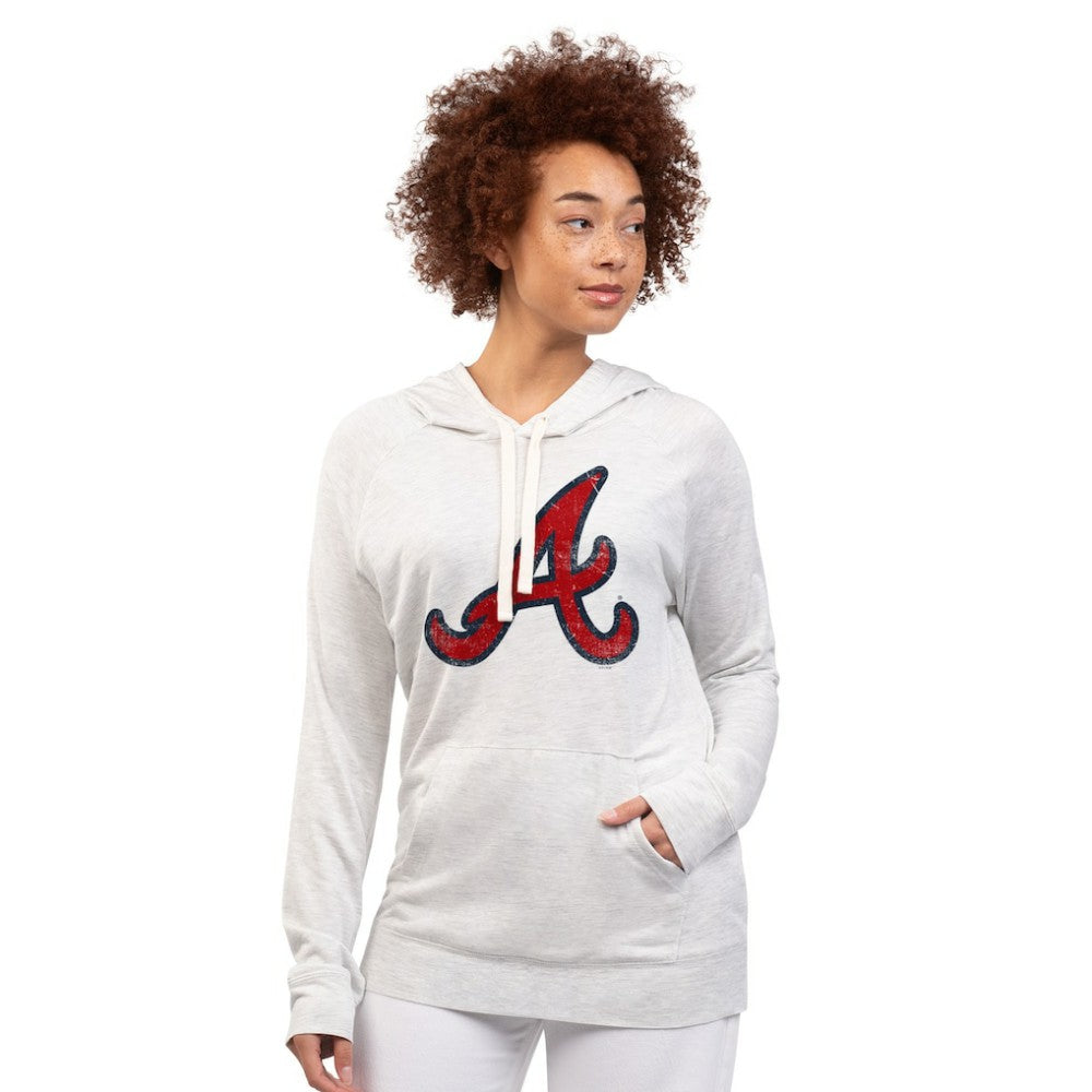 Atlanta Braves G-III 4Her by Carl Banks Women's Pregame Pullover Hoodie - MLB