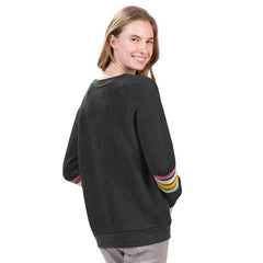 New York Yankees G-III 4Her by Carl Banks Women's Allana Stripe Pullover Sweatshirt - MLB