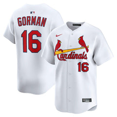 Nolan Gorman St. Louis Cardinals Nike Home Limited Player Jersey - MLB