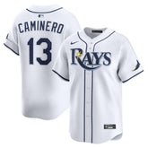 Junior Caminero Tampa Bay Rays Nike Home Limited Jersey - MLB