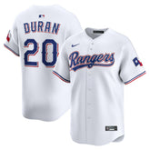 Ezequiel Duran Texas Rangers Nike Home Limited Player Jersey - MLB