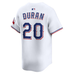 Ezequiel Duran Texas Rangers Nike Home Limited Player Jersey - MLB